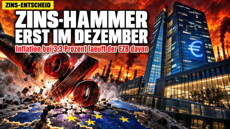 EZB zögert: Der Zins-Hammer kommt erst zu Weihnachten