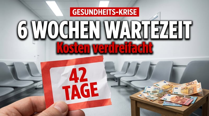 Facharzttermine: Gesetzlich Versicherte warten inzwischen sechs Wochen – und zahlen dafür immer mehr