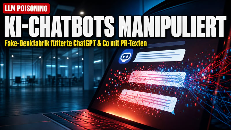 Fake-Denkfabrik entlarvt: Wer Ihrem KI-Chatbot die Antworten diktiert