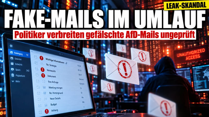 Fake-Mails im AfD-Leak: Politiker fallen auf Fälschungen herein!