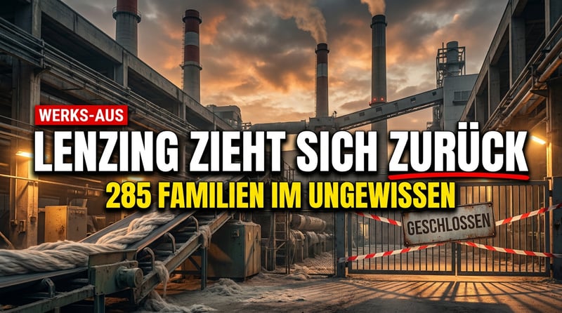 Faserwerk vor dem Aus: Lenzing zieht sich aus Heiligenkreuz zurück – 285 Familien im Ungewissen