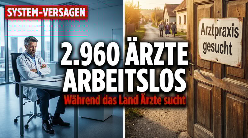 Fast 3.000 Ärzte arbeitslos – während Deutschland angeblich unter Ärztemangel leidet