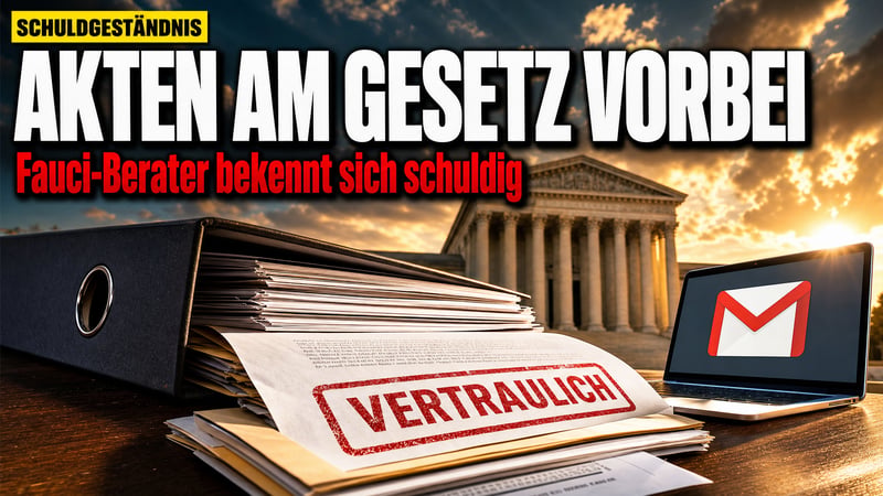 Fauci-Berater gesteht: Corona-Akten am Gesetz vorbei versteckt