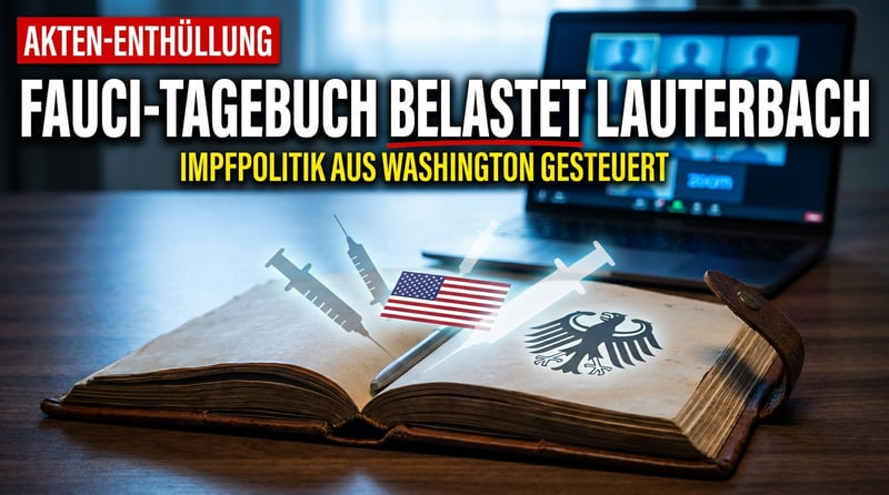 Faucis Tagebuch entlarvt: Wie Karl Lauterbach seine Impfpolitik in Washington abholte