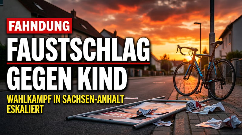 Faustschlag ins Gesicht eines 13-Jährigen: Wie der Wahlkampf in Sachsen-Anhalt entgleist
