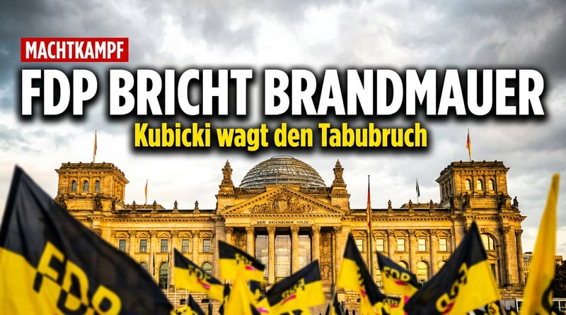 FDP am Scheideweg: Kubicki und das Ende einer Lebenslüge namens „Brandmauer“
