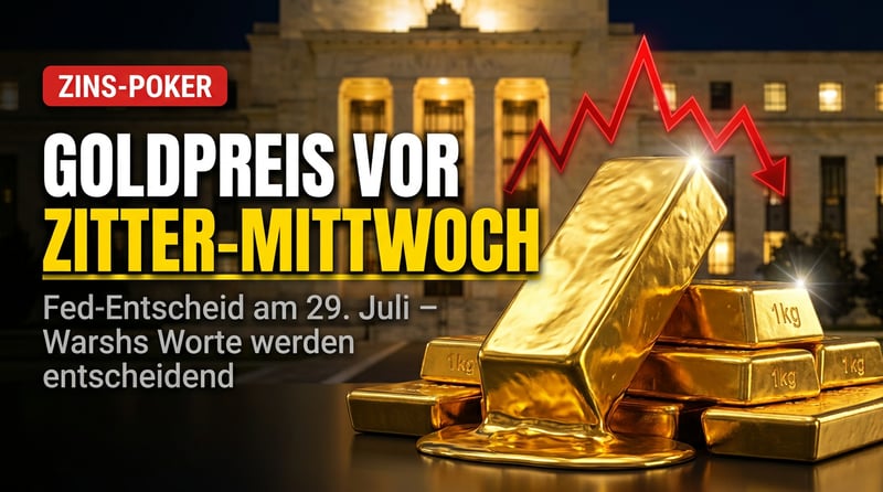 Fed-Sitzung als Zitterpartie für den Goldpreis: Warum jedes Wort von Warsh mehr wiegt als der Zinssatz