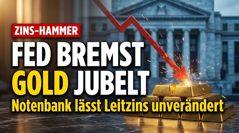 Fed tritt auf der Bremse – und der Goldpreis liest zwischen den Zeilen