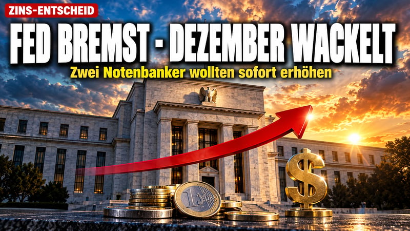 Fed tritt auf die Bremse: Kommt im Dezember der nächste Zins-Hammer?