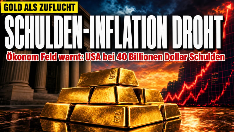Feld warnt: Amerika inflationiert sich aus 40 Billionen Schulden
