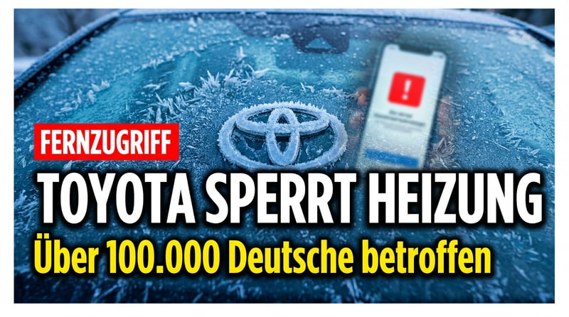 Fernabschaltung der Standheizung: Toyota-Konzern lässt über 100.000 Autobesitzer im Kalten stehen
