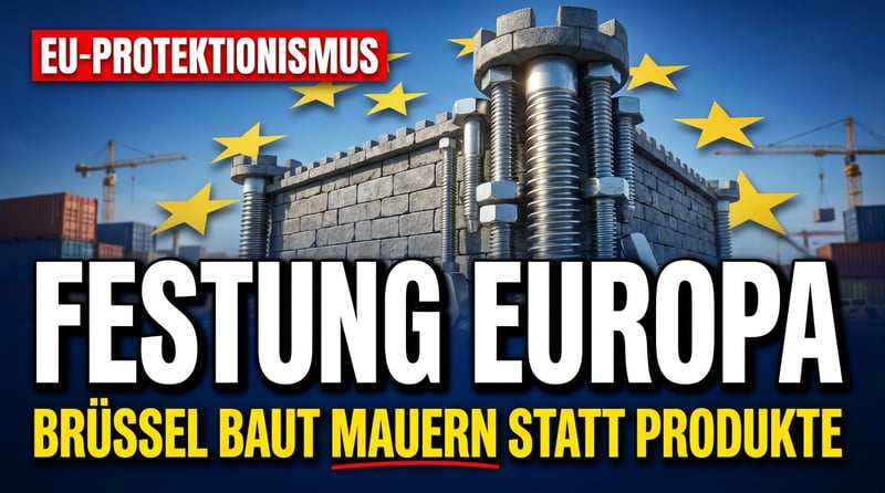 Festung Europa – aber nur für Schrauben: Brüssel erfindet die Planwirtschaft neu