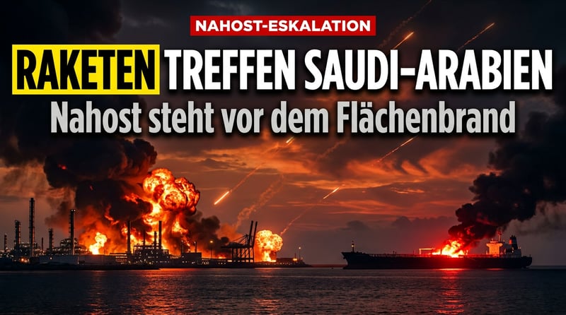 Feuer am Golf: Huthi-Raketen treffen Saudi-Arabien – der Nahe Osten steht vor dem Flächenbrand