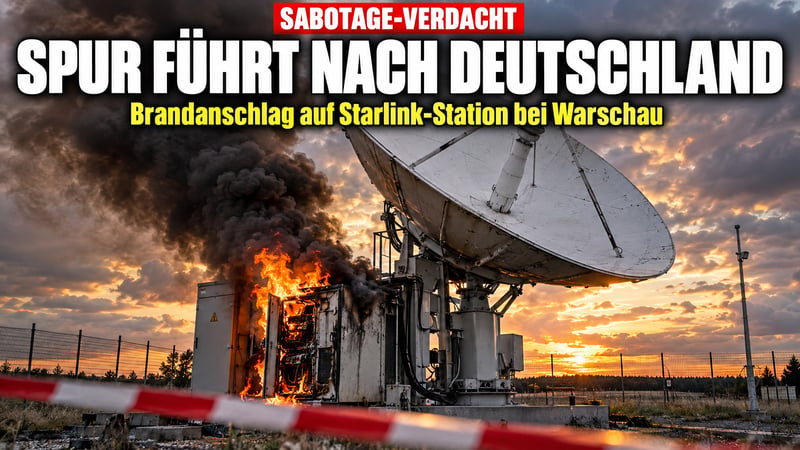 Feuer-Anschlag auf Starlink-Station: Spur führt nach Deutschland!