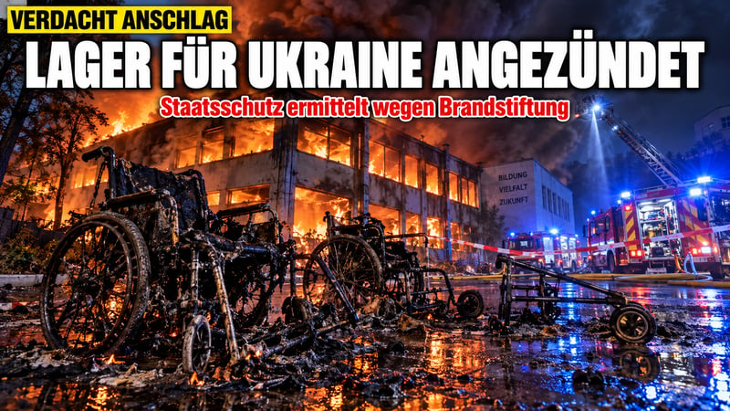 Feuer-Anschlag in Frankfurt: Wer zündet Rollstühle für die Ukraine an?