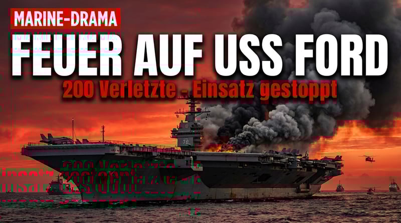 Feuer auf der USS Gerald R. Ford: Amerikas mächtigster Flugzeugträger muss im Iran-Krieg pausieren