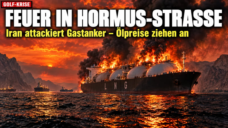 Feuer im Nadelöhr Hormus: Iran attackiert Gastanker und droht mit Strafe!