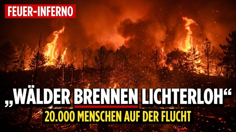 Feuersturm über Südeuropa: Wenn ausgetrocknete Wälder zur tödlichen Falle werden