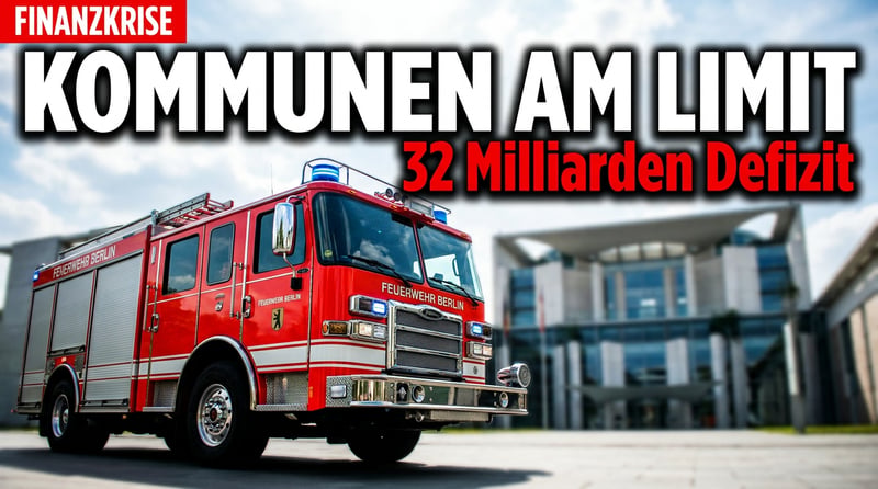 Feuerwehrautos vor dem Kanzleramt: Wenn die Kommunen betteln gehen müssen