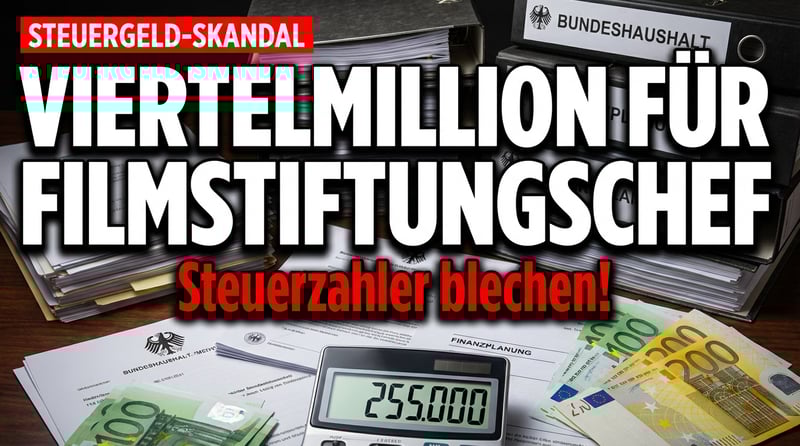 Filmstiftungschef kassiert Viertelmillion – auf Kosten der Steuerzahler und Rundfunkbeitragszahler