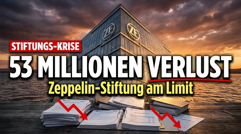 Finanzdesaster am Bodensee: Zeppelin-Stiftung verliert 53 Millionen Euro – Bürger müssen bluten