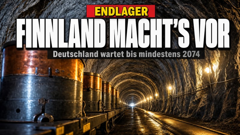 Finnland liefert, Deutschland sucht: Weltpremiere unter Tage!