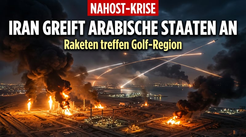 Flächenbrand im Nahen Osten: Iranische Vergeltungsschläge erschüttern die gesamte arabische Halbinsel