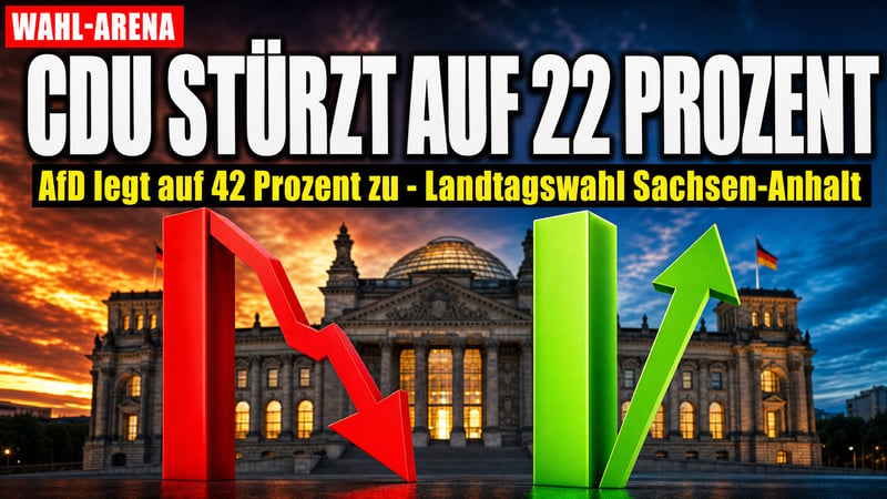 „Flachzange“ im TV-Duell: CDU stürzt auf historische 22 Prozent