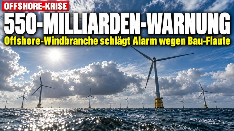 Flaute auf hoher See: Offshore-Wind droht der 550-Milliarden-Absturz