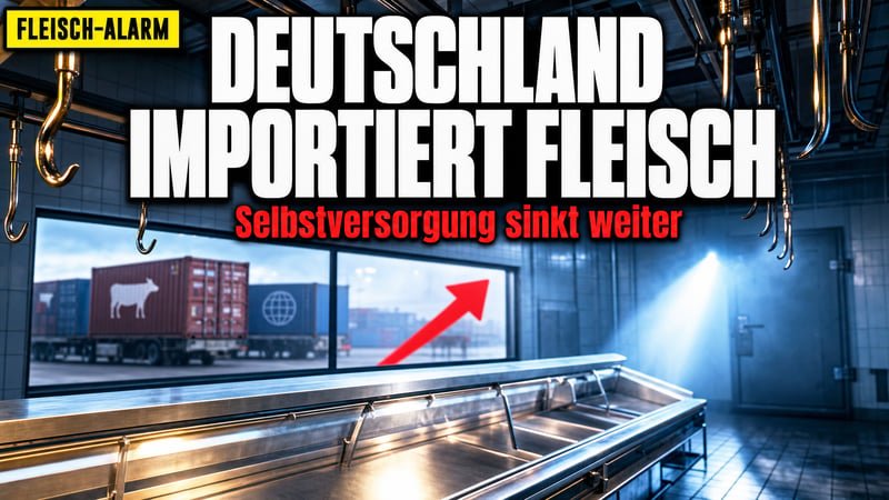 Fleisch-Alarm: Deutschland kann sich selbst nicht mehr satt machen