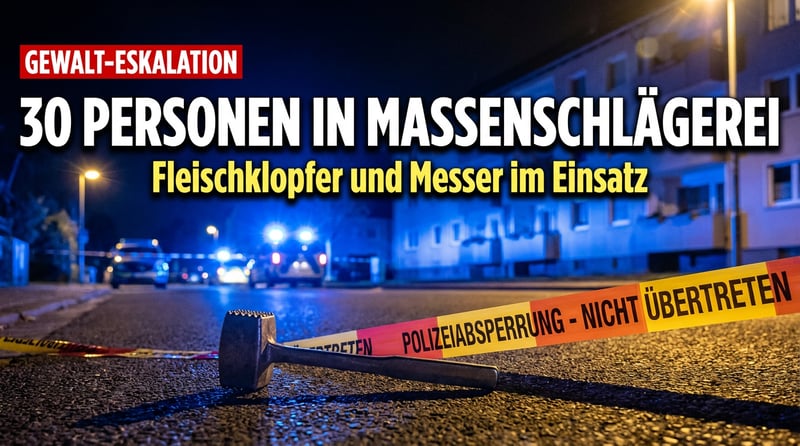 Fleischklopfer und Messer: Massenschlägerei syrischer Großfamilien erschüttert saarländische Kleinstadt