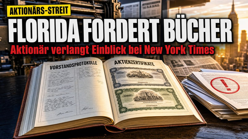 Florida greift die "New York Times" an: Öffnet jetzt die Bücher!