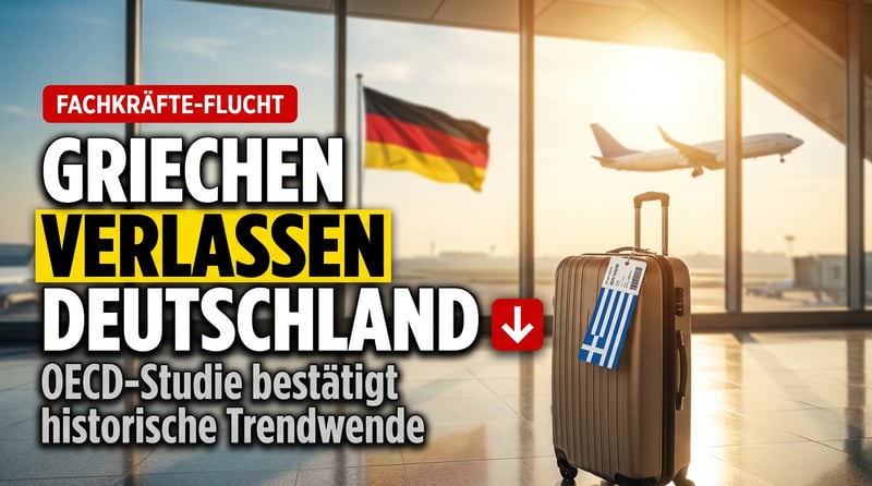 Flucht aus dem Hochsteuerland: Warum Griechenlands Fachkräfte Deutschland den Rücken zeigen