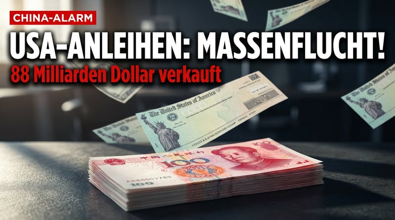 Flucht aus US-Staatsanleihen: China verkauft massiv – ein Warnsignal, das niemand ignorieren sollte