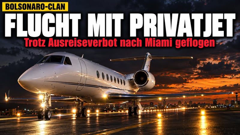 Flucht im Privatjet: Wer Flávio Bolsonaro den Weg nach Miami ebnete