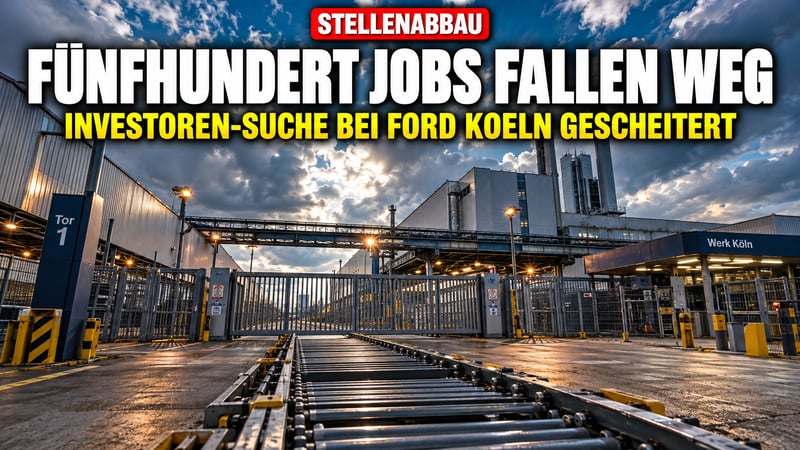 Ford-Beben in Köln: Kein Käufer, kein Modell – 500 Jobs weg!