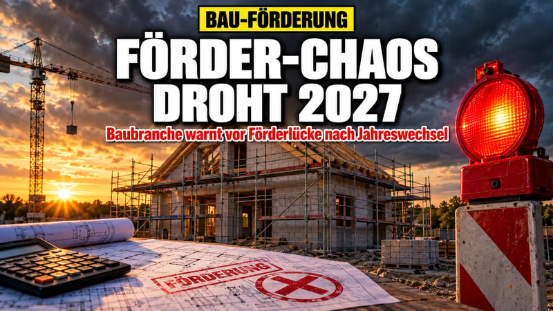 Förder-Zickzack beim Hausbau: Droht 2027 das nächste Chaos?