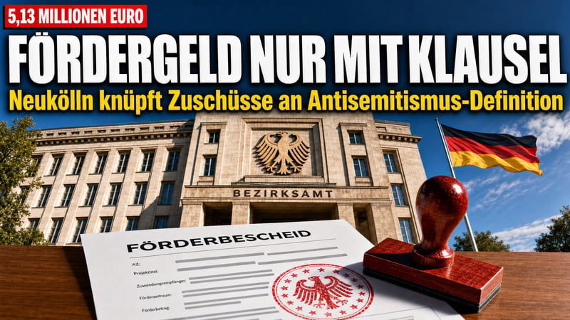 Fördergeld nur mit Klausel: Neukölln zieht die Antisemitismus-Bremse