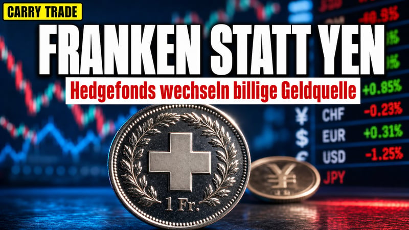 Franken statt Yen: Profi-Zocker entdecken neue Billig-Geldquelle