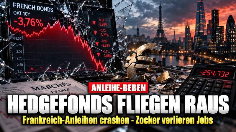 Frankreich-Beben: Londons Anleihe-Zocker fliegen reihenweise raus!