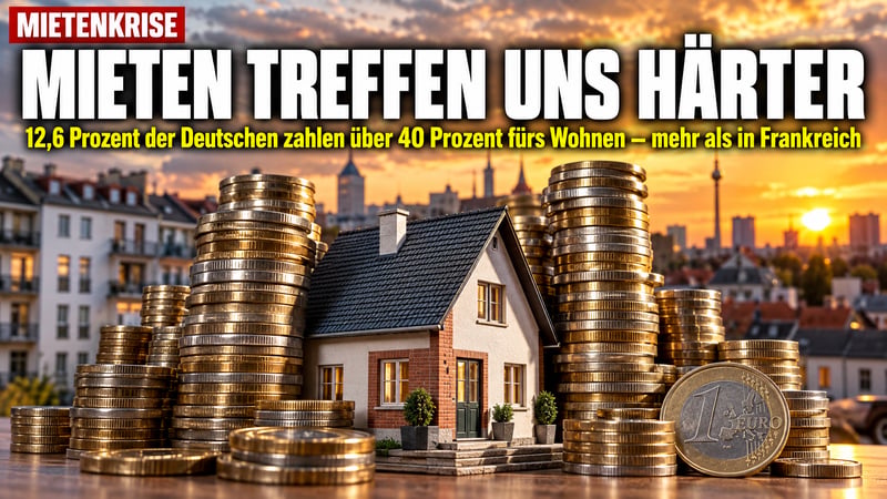 Frankreich brennt – doch beim Wohnen trifft es die Deutschen härter!