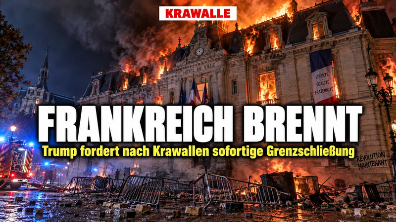 „Frankreich brennt!“: Trump und Vance machen Krawalle zur Migrationsfrage
