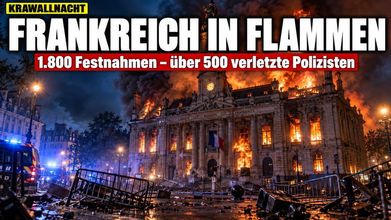 Frankreich brennt – und deutsche Medien sprechen von „Jugendrevolte“
