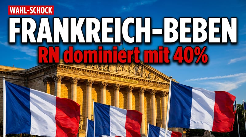 Frankreichs Rechte triumphiert: Bardella und Le Pen lassen das Macron-Lager im Staub zurĂĽck