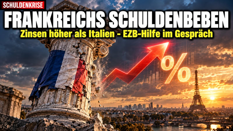 Frankreichs Schuldenbeben: Muss die EZB bald wieder Retter spielen?