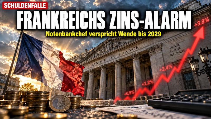 Frankreichs Schuldenfalle: Notenbankchef verspricht die Wende bis 2029