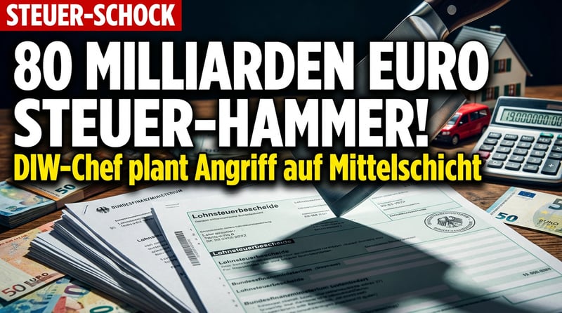 Fratzschers Steuer-Fantasien: Wie der DIW-Chef die Mittelschicht zur Schlachtbank führen will