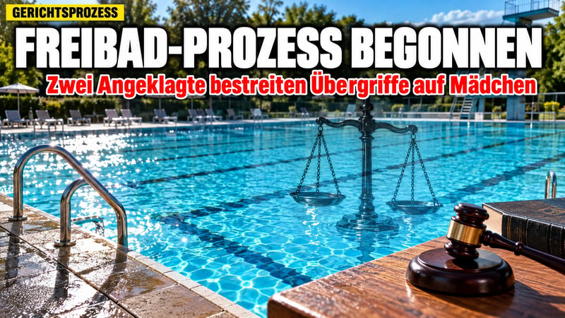 Freibad-Skandal vor Gericht: Zwei Syrer bestreiten Übergriffe auf Mädchen