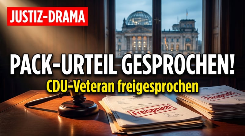 Freispruch für CDU-Veteran: Wenn „Pack" vor Gericht landet, aber die wahren Probleme unbenannt bleiben