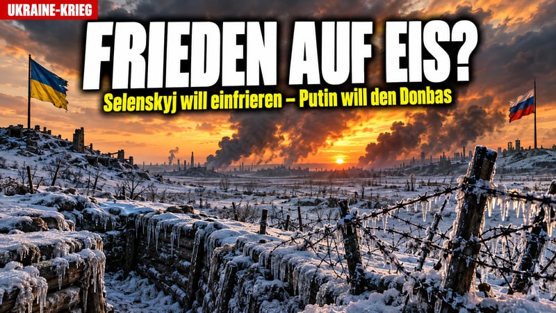 Frieden auf Eis? Selenskyj will einfrieren, Putin will den Donbas!